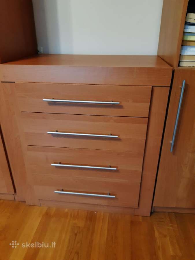 Komoda - spintelė su 4 stalčiais (beveik nauja) - Skelbiu.lt