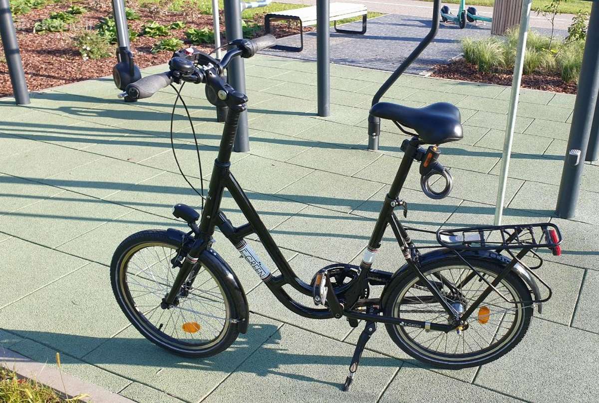 E-green miesto dviratis kokybiškas