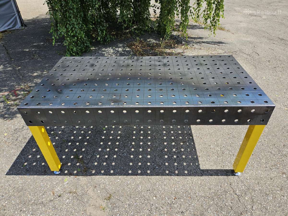 Suvirinimo stalas 2000x1000x200 plokštė 8, D28 - nuotraukos Nr. 6