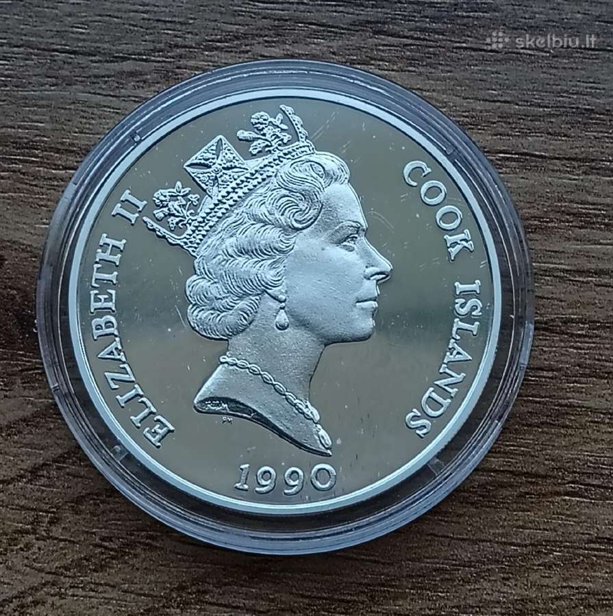 50 sidabrinių dolerių Kuko salos panda - nuotraukos Nr. 2