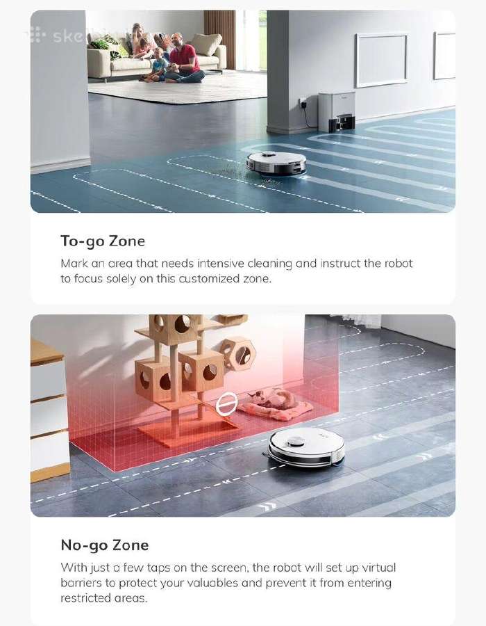 A30 Pro Robotas dulkių siurblys išsivalymo stotelė - nuotraukos Nr. 11