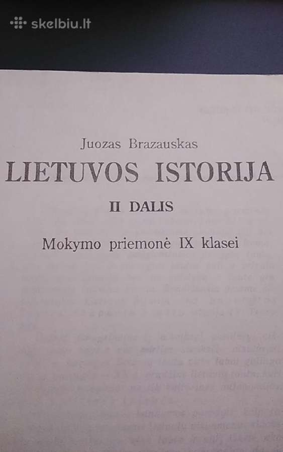 Lietuvos istorija IX klasei (II dalis) - nuotraukos Nr. 2