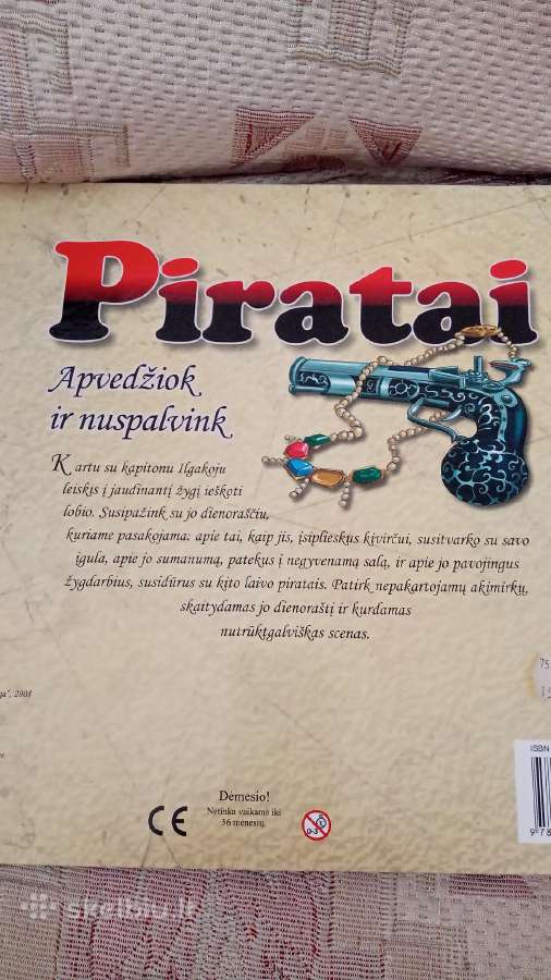 Piratai , Apvedžiok ir nuspalvink - nuotraukos Nr. 6