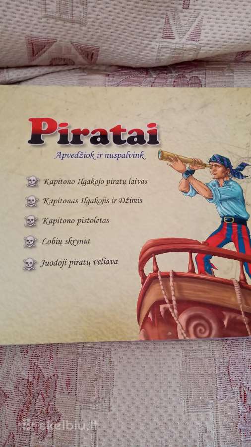 Piratai , Apvedžiok ir nuspalvink - nuotraukos Nr. 2