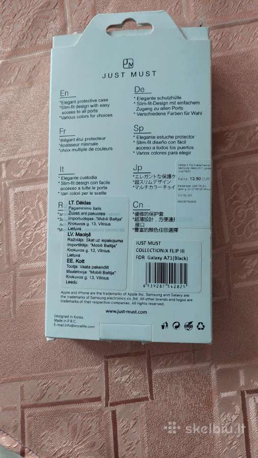Dėklas telefono Galaxy A71 - nuotraukos Nr. 2
