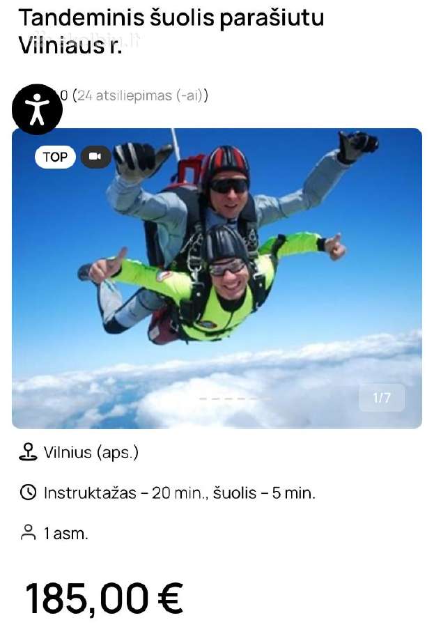 Šuolis parašiutų