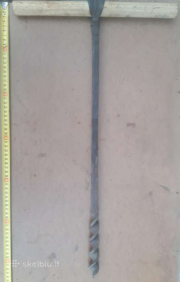 Grąžtas staliaus senovinis D-1,5cm.