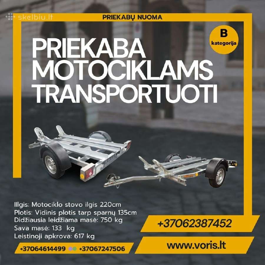 Traliukas-platforma-vairuok Su B Kategorija-nuoma - nuotraukos Nr. 18