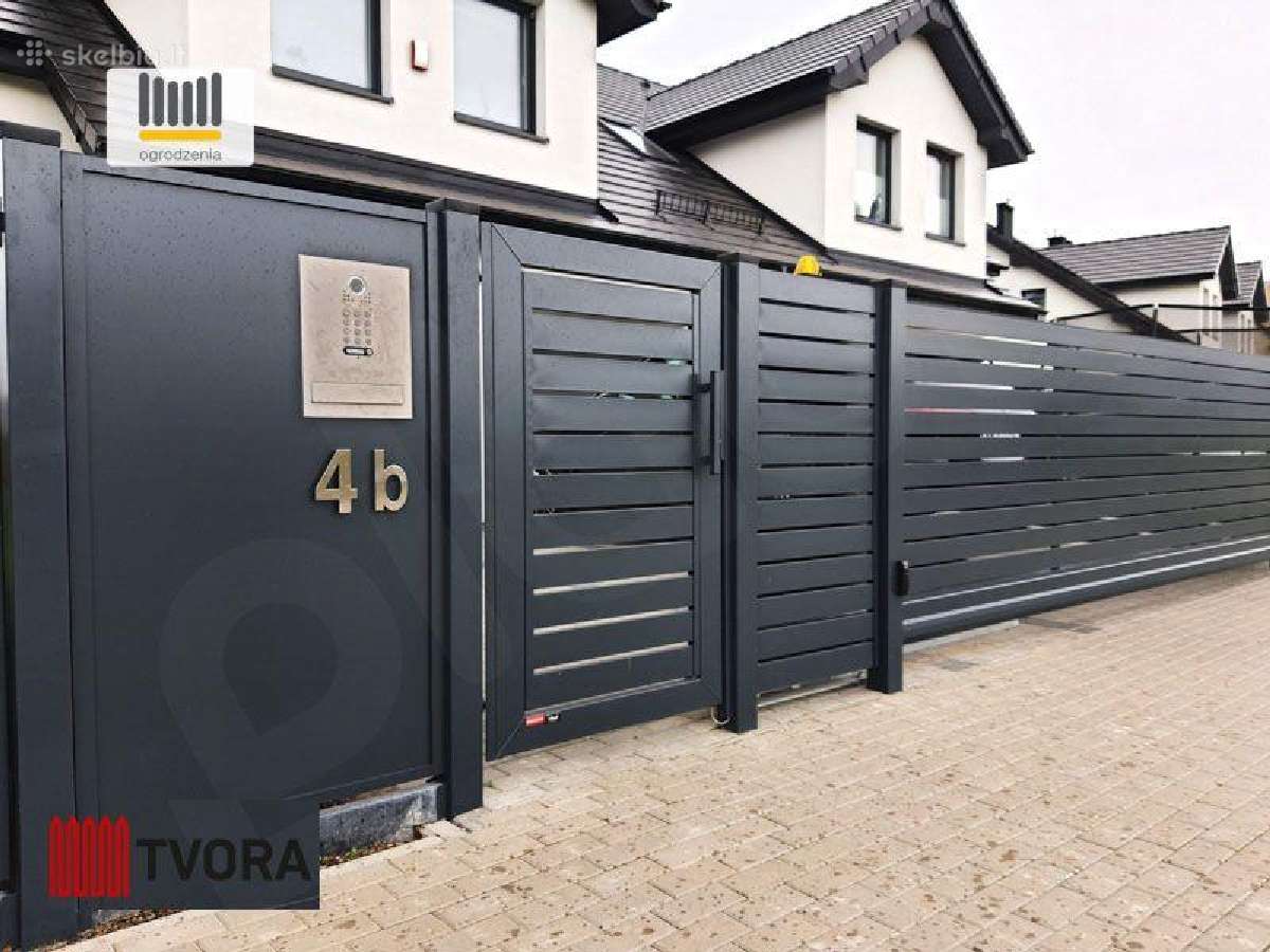 Kokybiškos metalinės tvoros - nuotraukos Nr. 8
