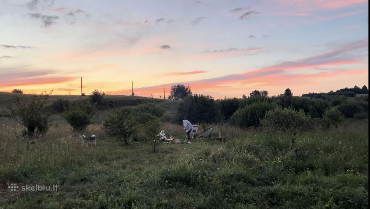 66a. sklypas tarp dviejų ežerų su mobiliuoju namu - nuotraukos Nr. 13