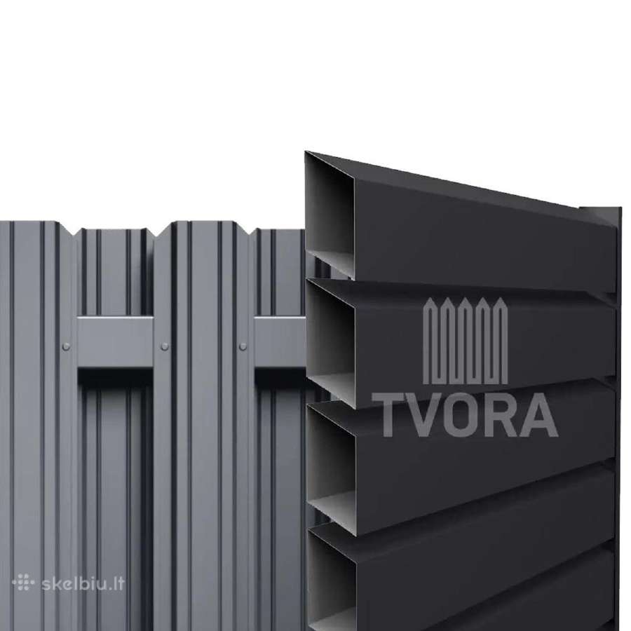 Kokybiškos skardinės tvoros - nuotraukos Nr. 4