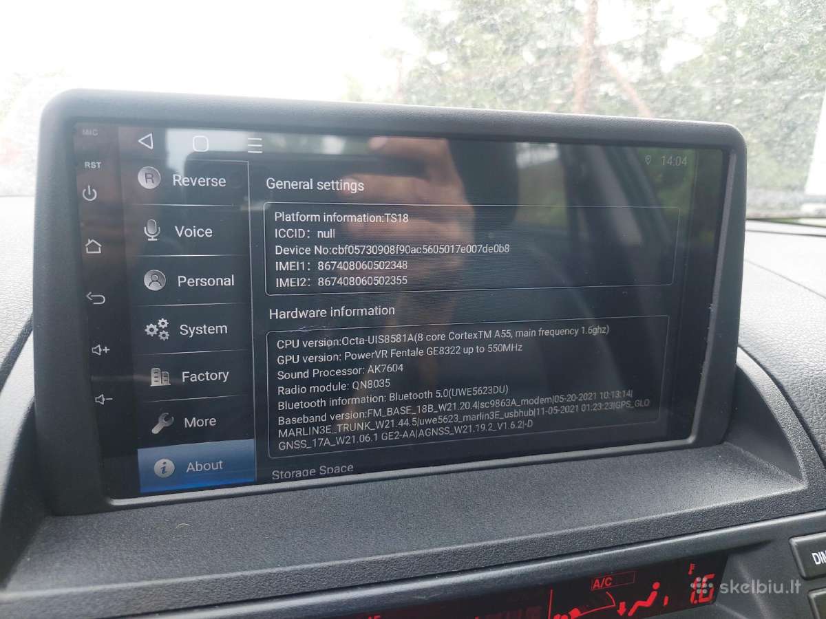 Mazda 6 2002-2008m androidas