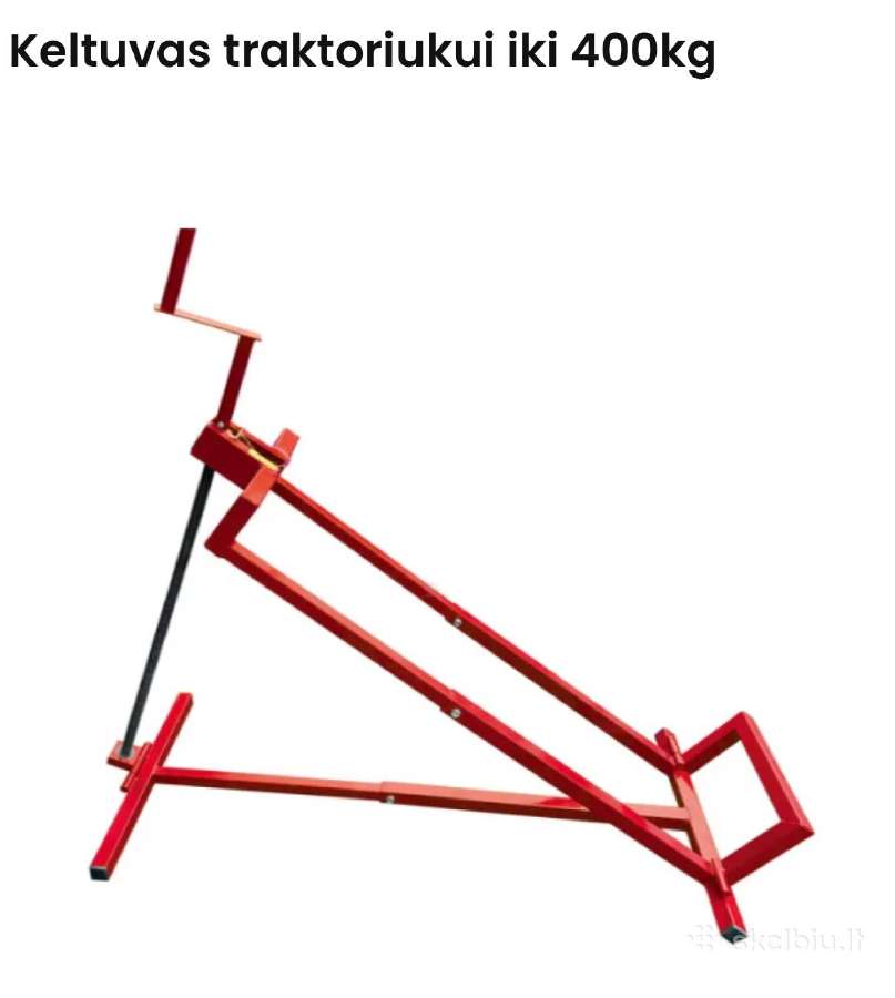 Keltuvas traktoriukui žoliapjovei iki 400kg - nuotraukos Nr. 10