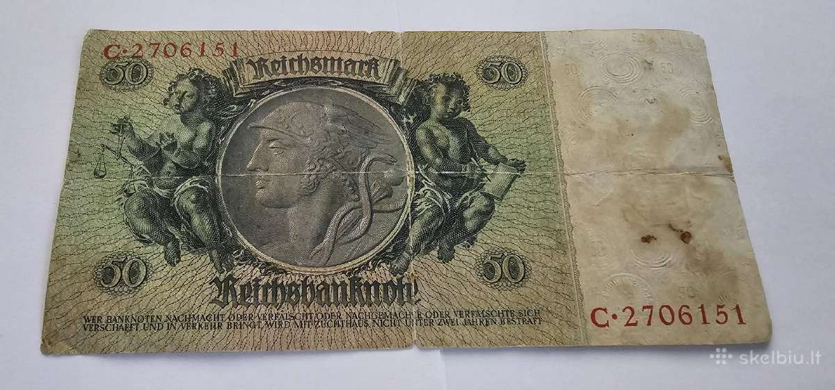 1933 50 reichsmarkiu - nuotraukos Nr. 2