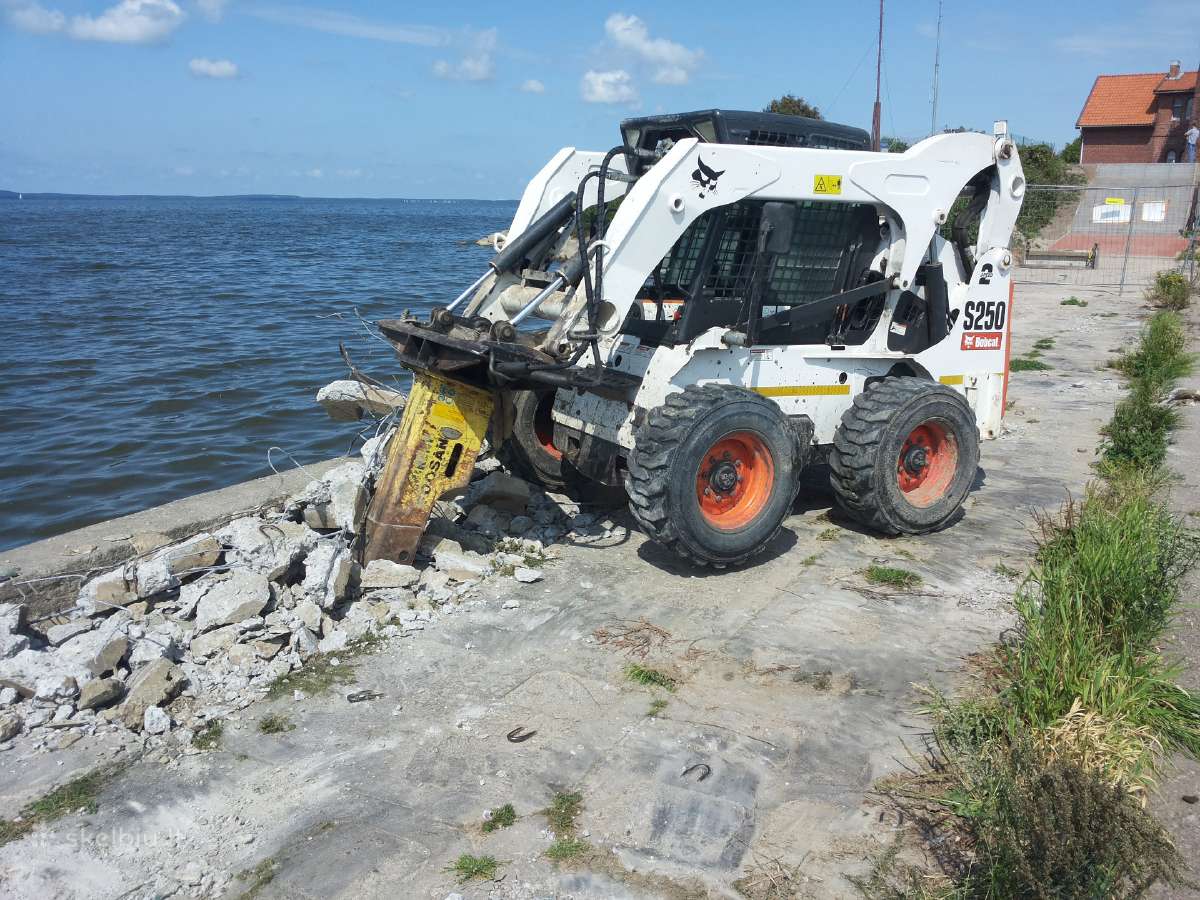 Tralo,ekskavatoriaus,bobcat nuoma Su Priedais - nuotraukos Nr. 7