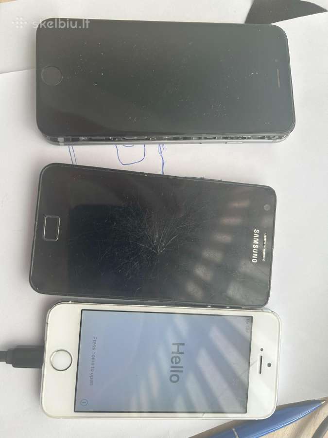iPhone 5S ir kiti dalims