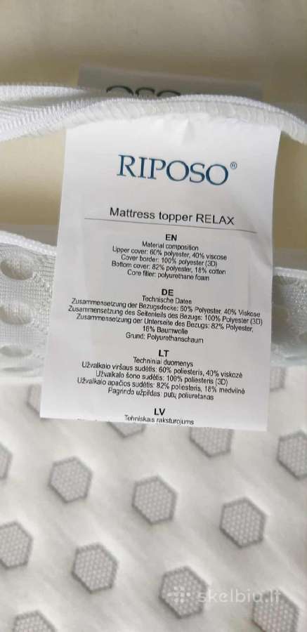 Antčiužinis Riposo Relax 5 сm storio - nuotraukos Nr. 4