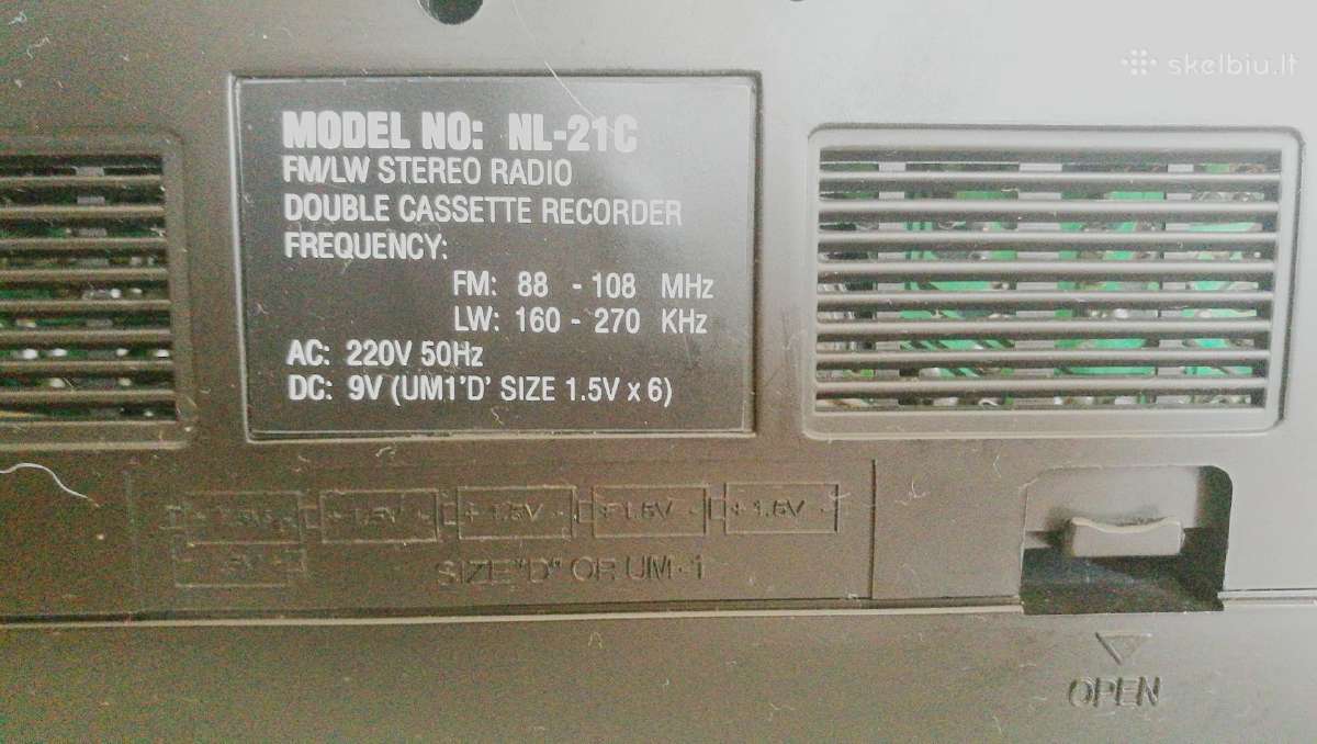 Panasonix Nl-21c - nuotraukos Nr. 9