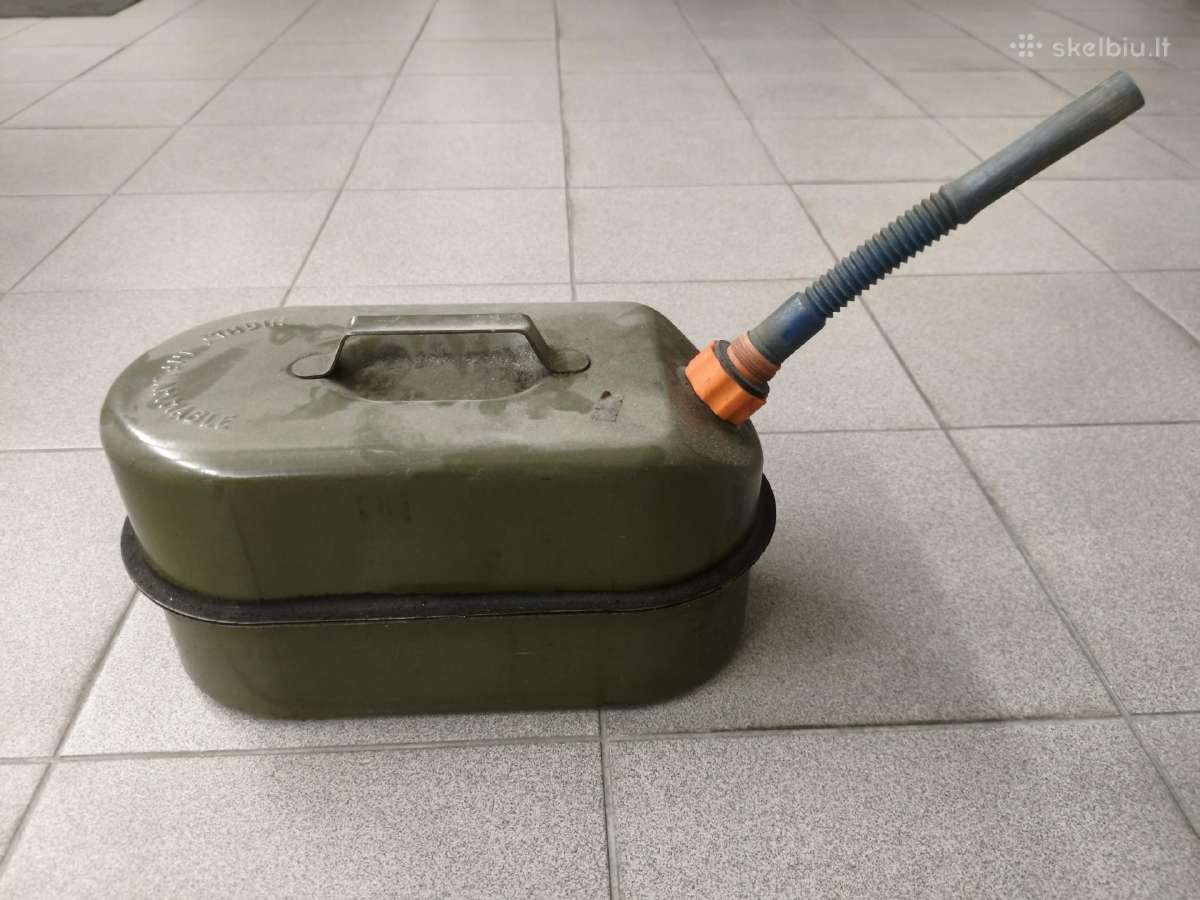 Kanistras metalinis 10ltr