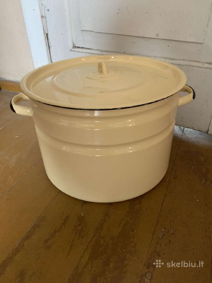 Emaliuotas puodas 15 ltr