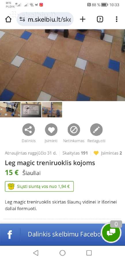 Treniruoklis kojoms leg magic - nuotraukos Nr. 3
