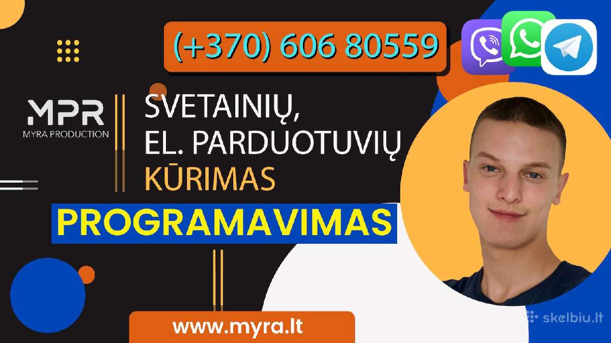 Svetainių Kūrimas, El. Parduotuvės, Programavimas