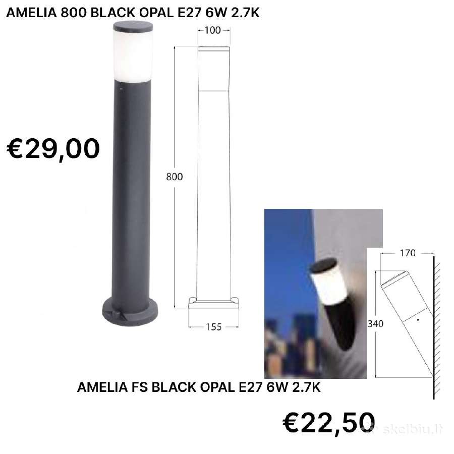 Išpardavimas! Lauko šviestuvai "Fumagalli" - nuotraukos Nr. 17
