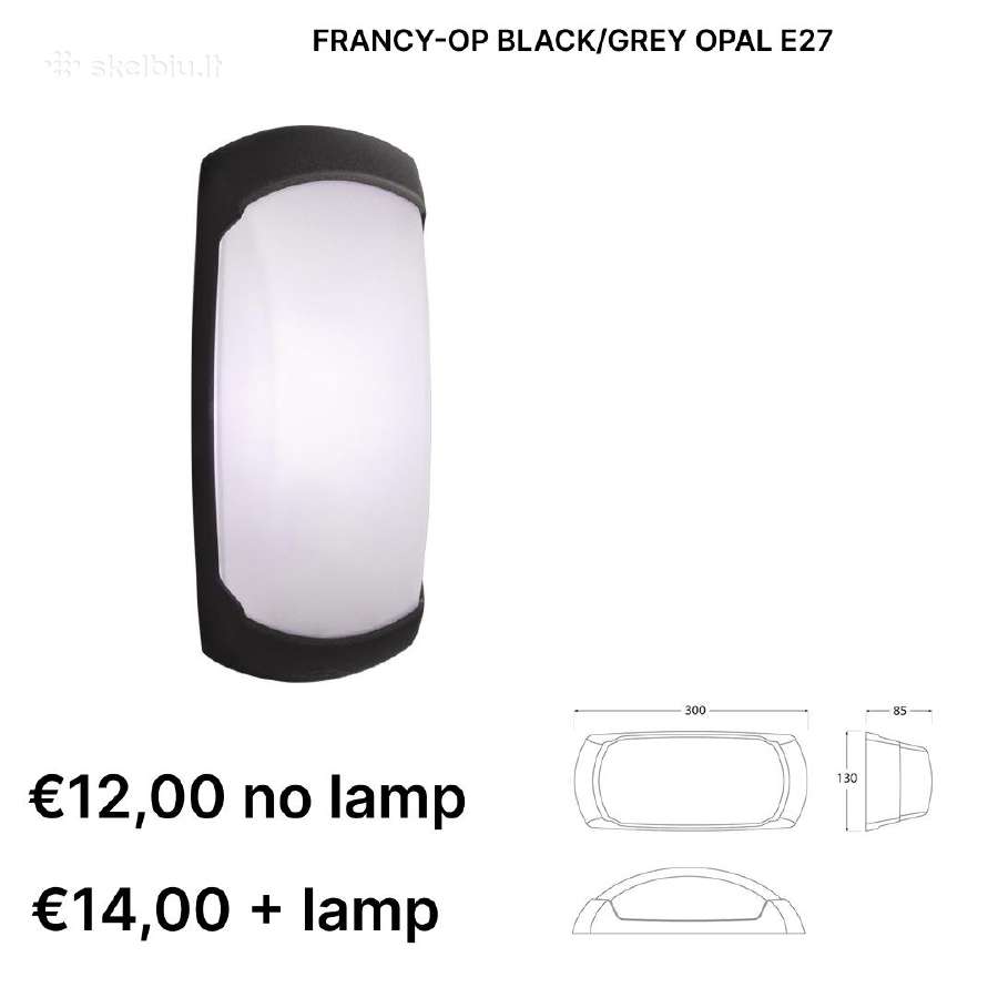 Išpardavimas! Lauko šviestuvai "Fumagalli" - nuotraukos Nr. 22