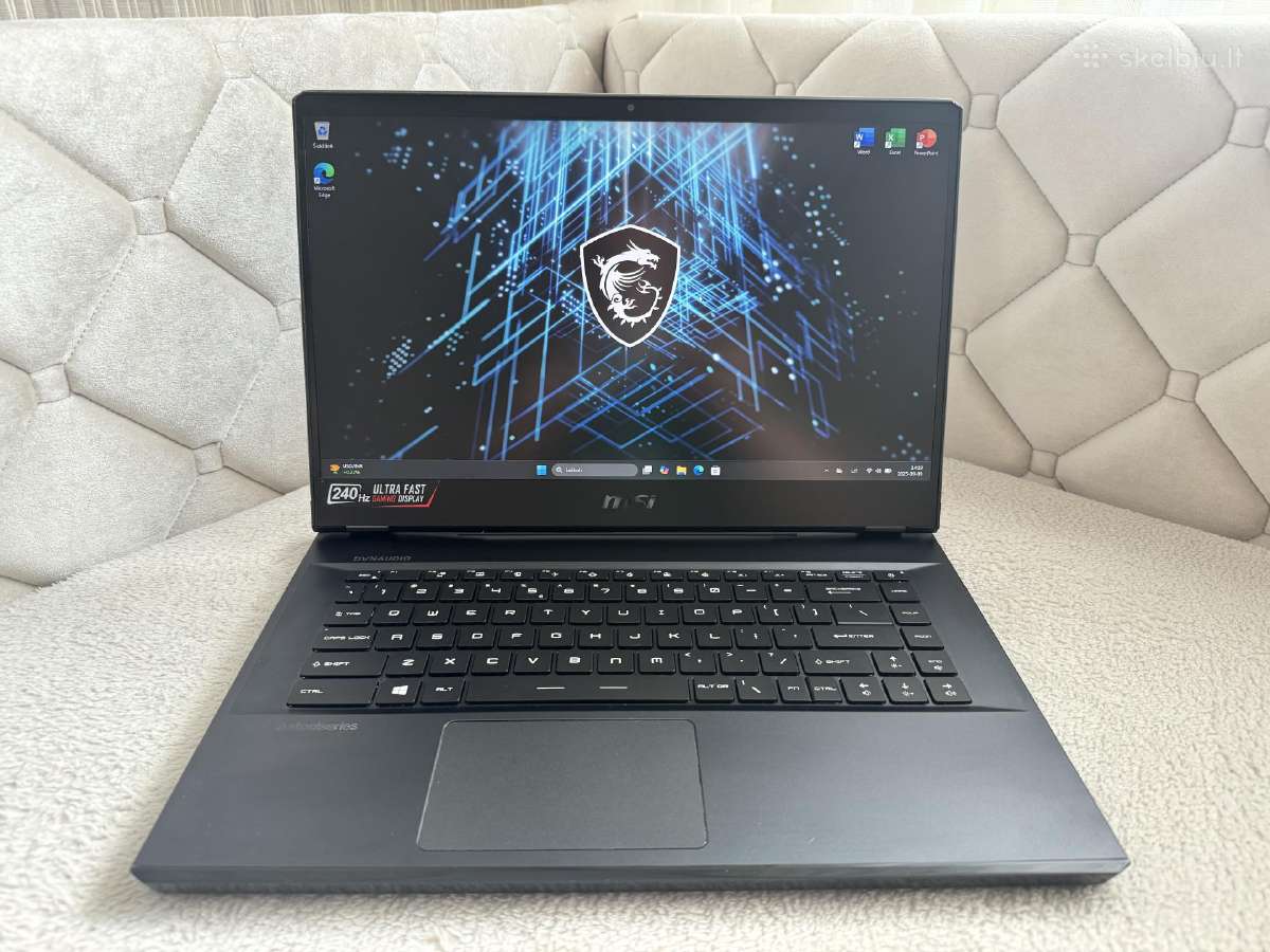Parduodu Msi Ge66 nešiojamą žaidimų kompiuterį