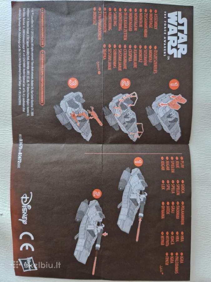 Star Wars The force awakens Hasbro gamintojo - nuotraukos Nr. 5