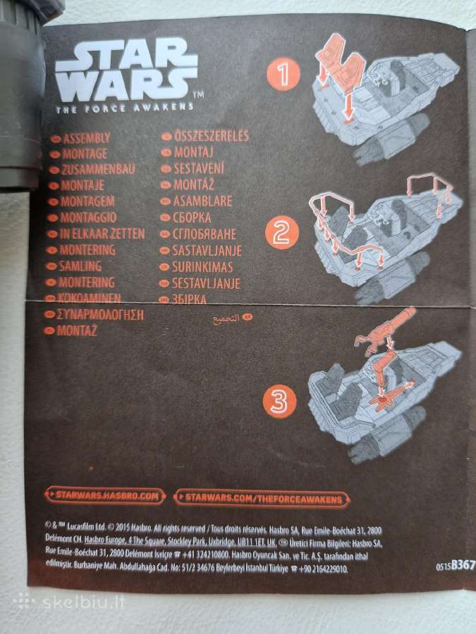 Star Wars The force awakens Hasbro gamintojo - nuotraukos Nr. 19
