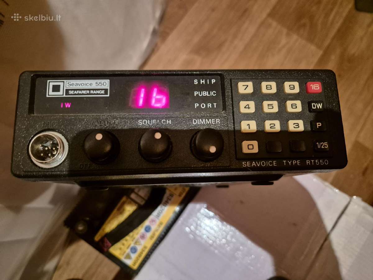 Jūrinės racijos Vhf - nuotraukos Nr. 11