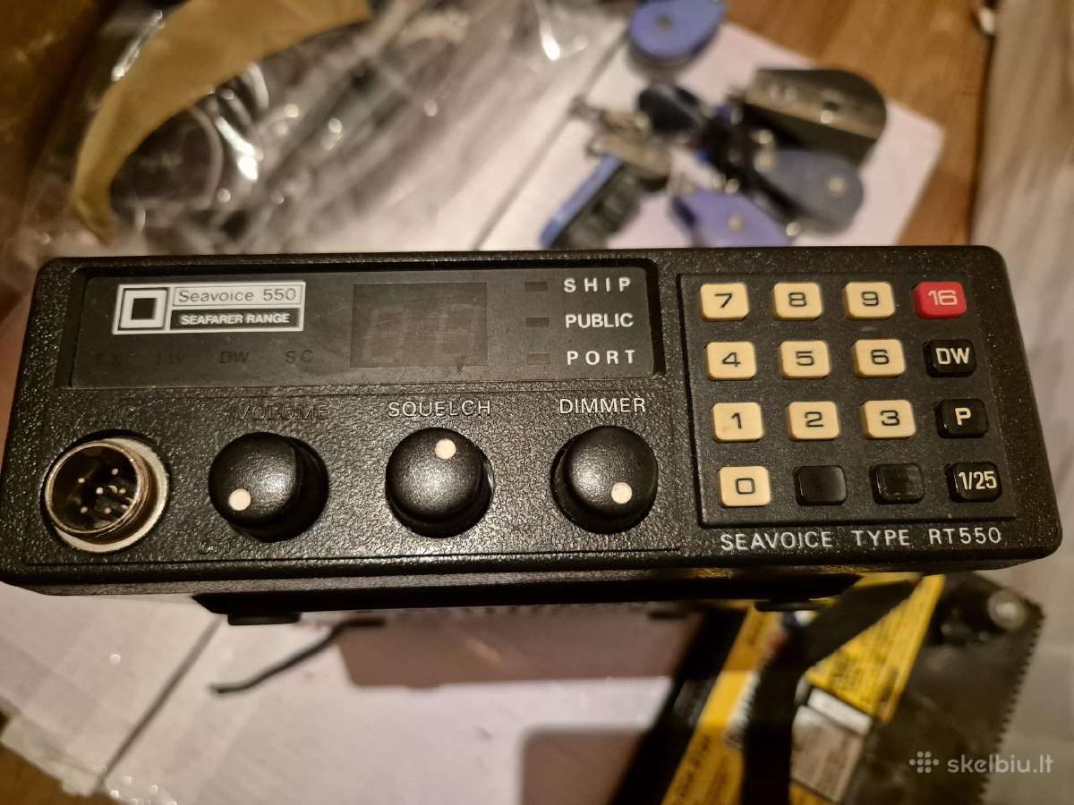 Jūrinės racijos Vhf - nuotraukos Nr. 12