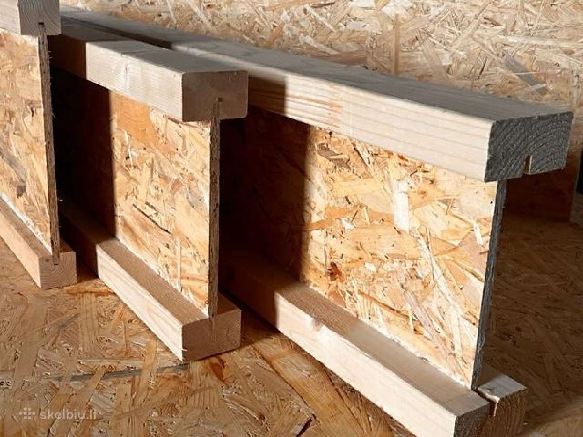 Statybinė mediena I-beam (dvitejinės sijos) - nuotraukos Nr. 3