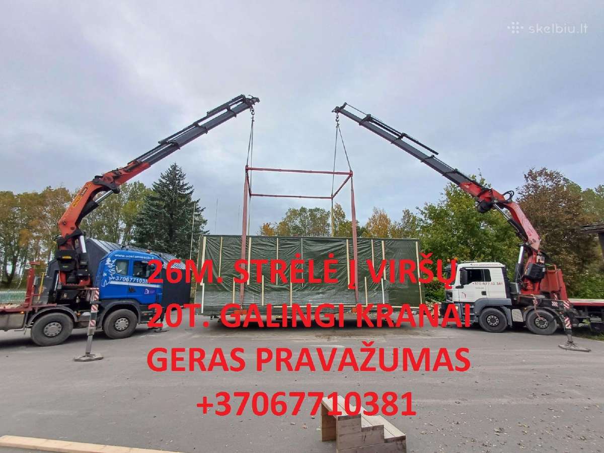 Krano nuoma - fiskaras Klaipėda, kranas Klaipėda