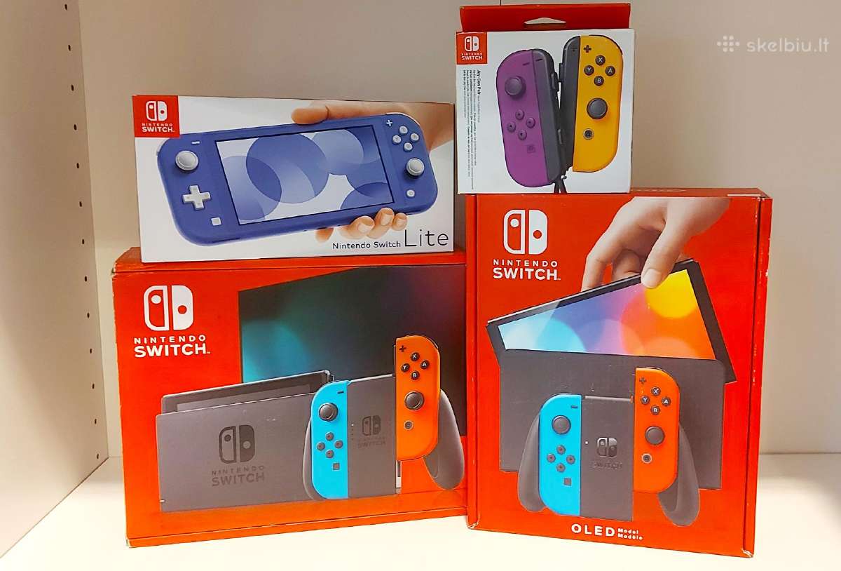 Nintendo Switch žaidimų / konsolių parduotuvė