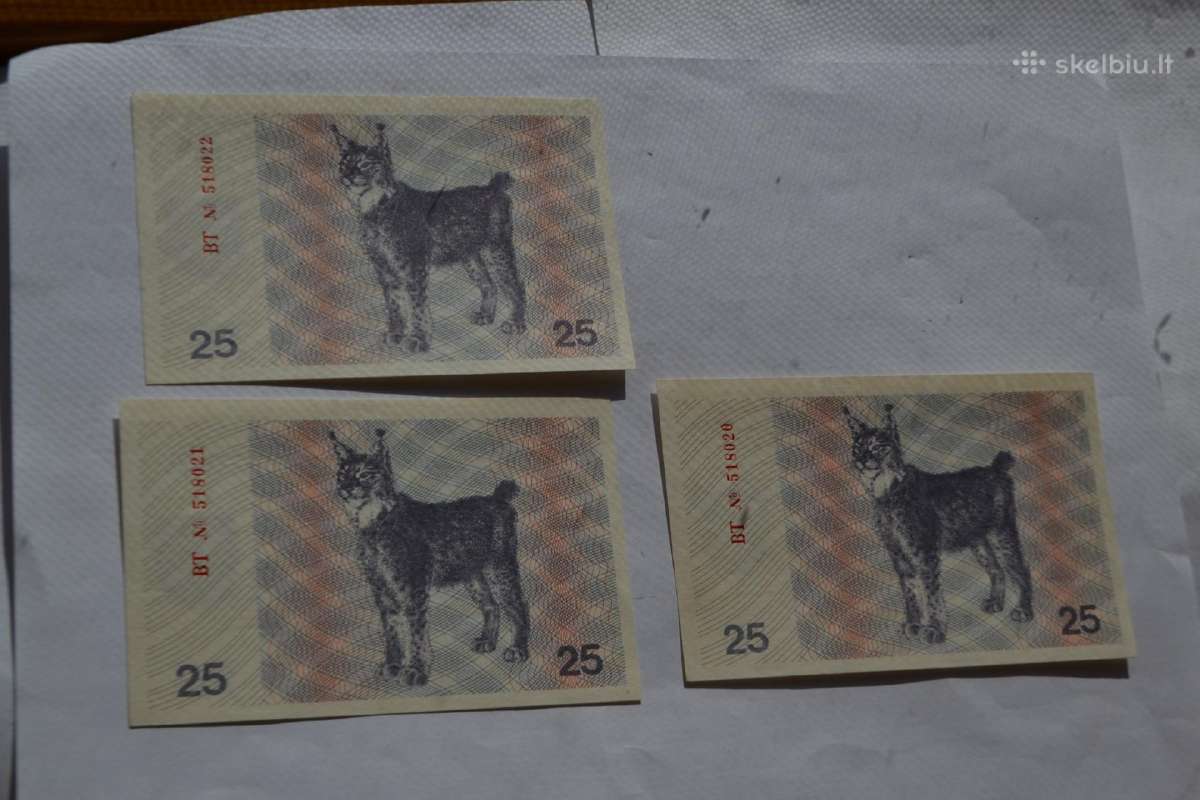 1991 m.25 talonai ,Unc