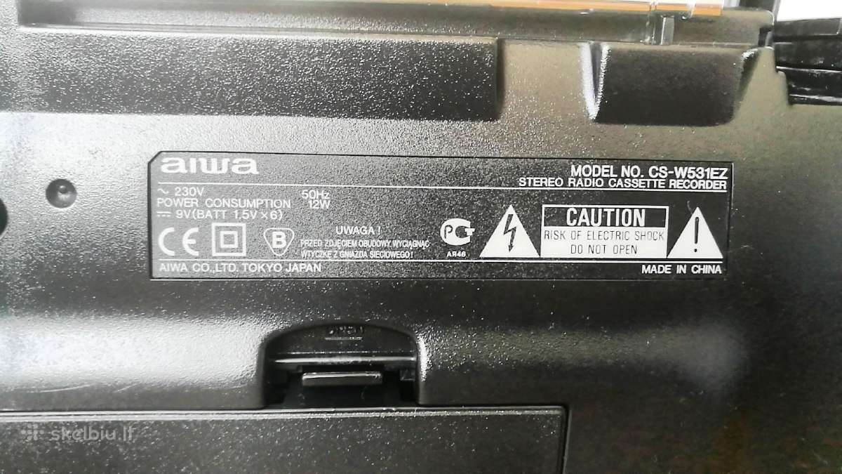 Aiwa CS-w531 - nuotraukos Nr. 8