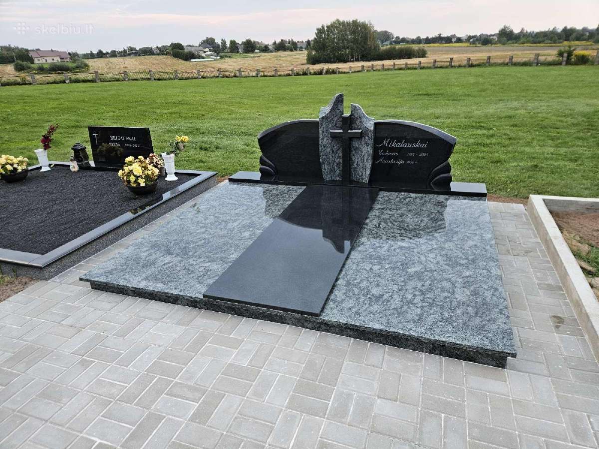 Paminklai, granito plokštės,akmens apdailos darbai - nuotraukos Nr. 5