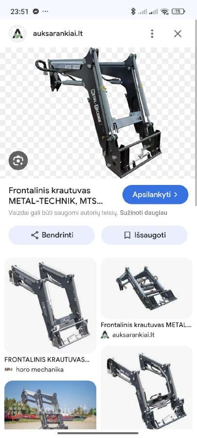 Perku Mtz frontalinį krautuvą