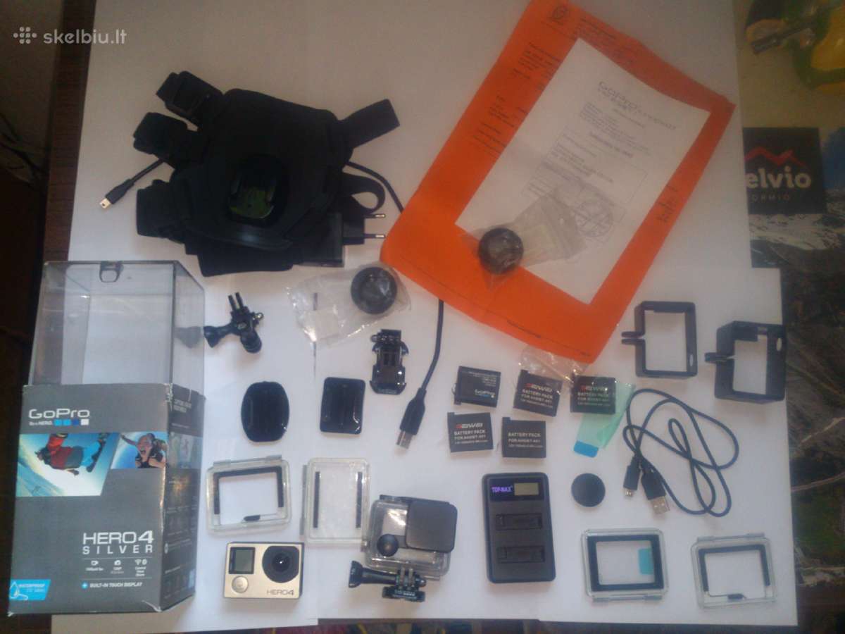 Gopro Hero 4 Silver su ekranu