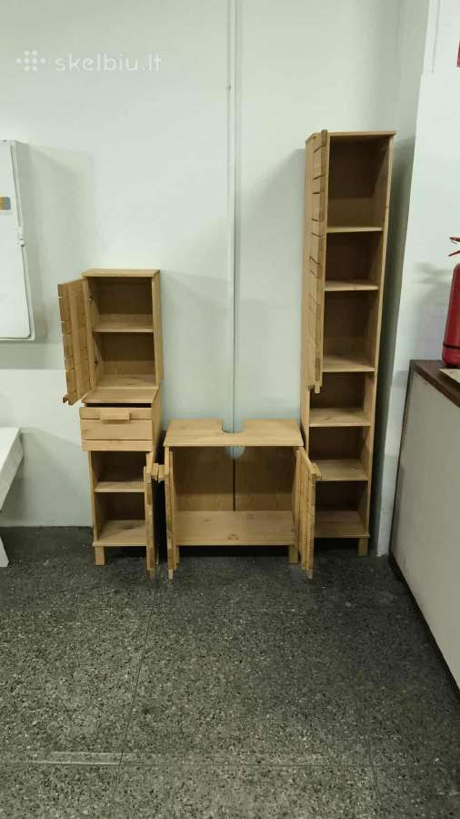 Spintelė Jorrick plotis 60 cm, pušies masyvo - nuotraukos Nr. 2