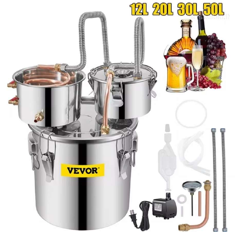 Vandens, alkoholio distiliatirius 12 - 50l. - nuotraukos Nr. 3
