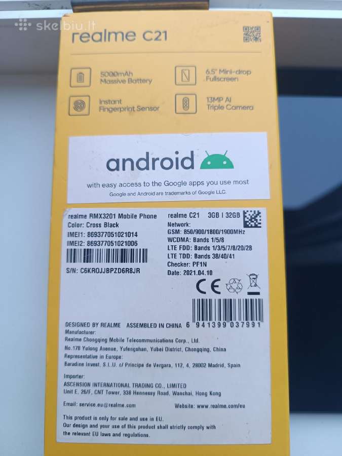 Išmanusis Realme C21 - nuotraukos Nr. 2