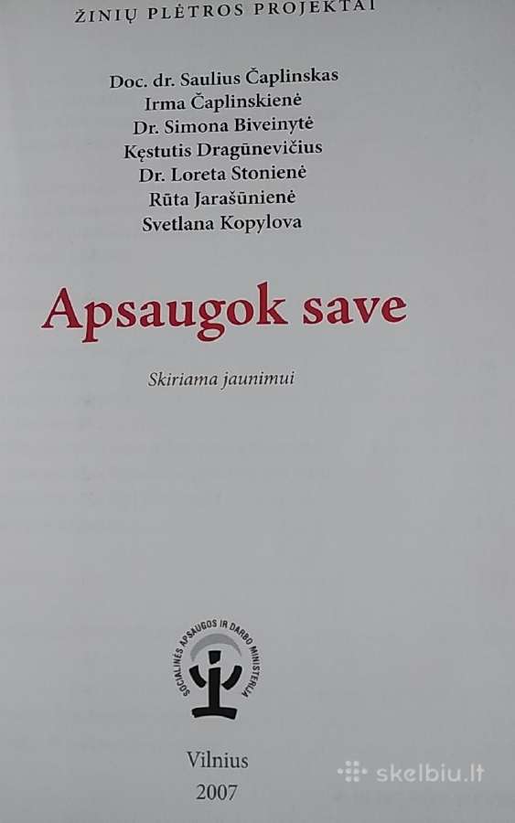 Apsaugok save, skiriama jaunimui - nuotraukos Nr. 2