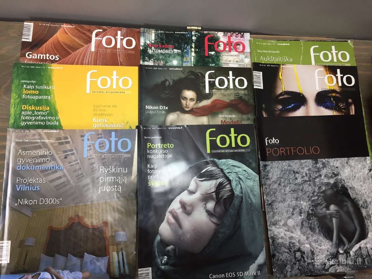 Zurnalai foto entuziastam ir Cosmopolitan