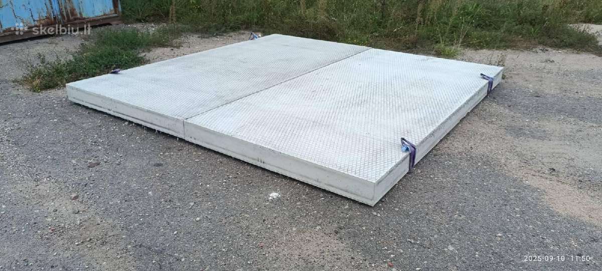 Betoninės kelio plokštės su įlietais diržais - nuotraukos Nr. 2