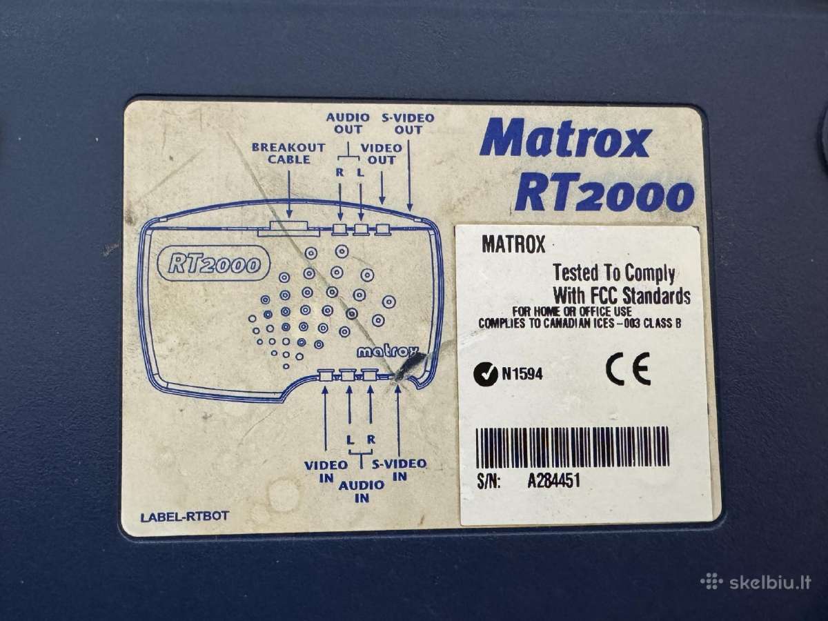 Matrox Rt2000 - nuotraukos Nr. 2