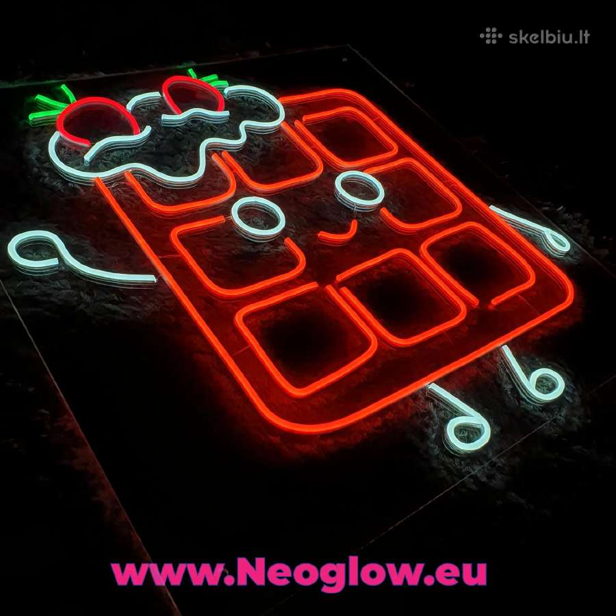 LED neoninės iškabos, neoniniai užrašai, ženklai - nuotraukos Nr. 3
