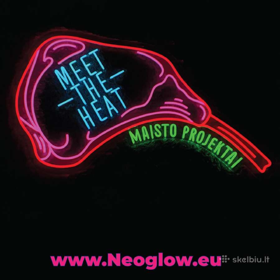 LED neoninės iškabos, neoniniai užrašai, ženklai - nuotraukos Nr. 4